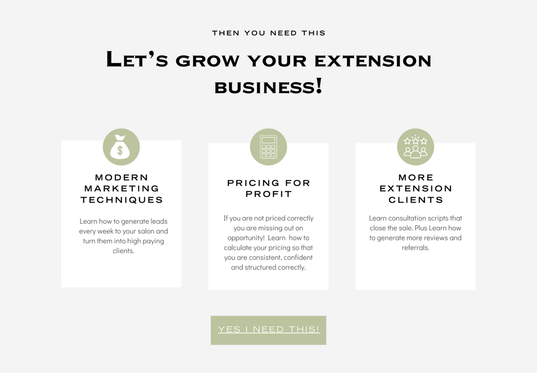 Extensions Marketing Strategy